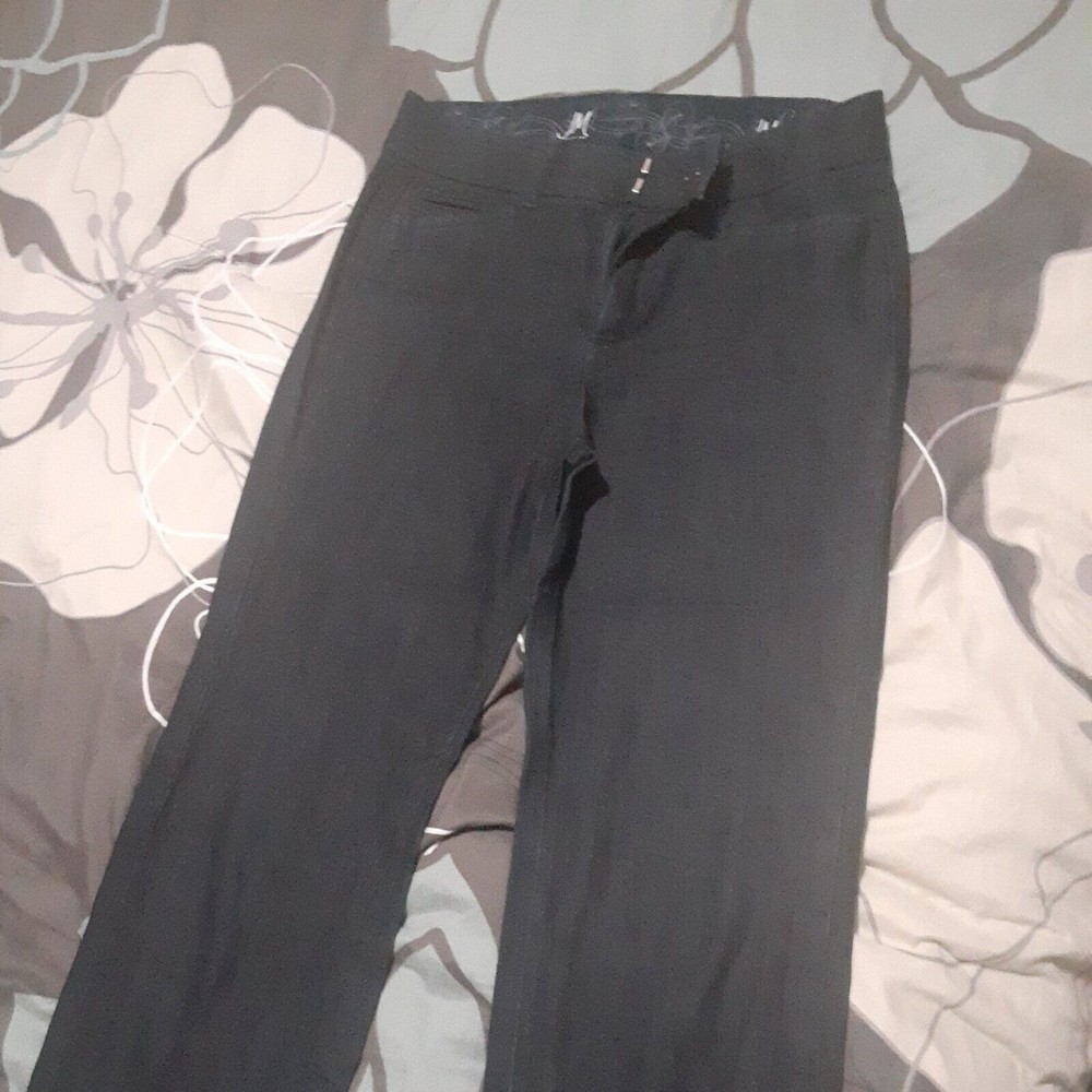 JM Collection dark blue 6P Cotton - Polyester Jeans stretchable waist